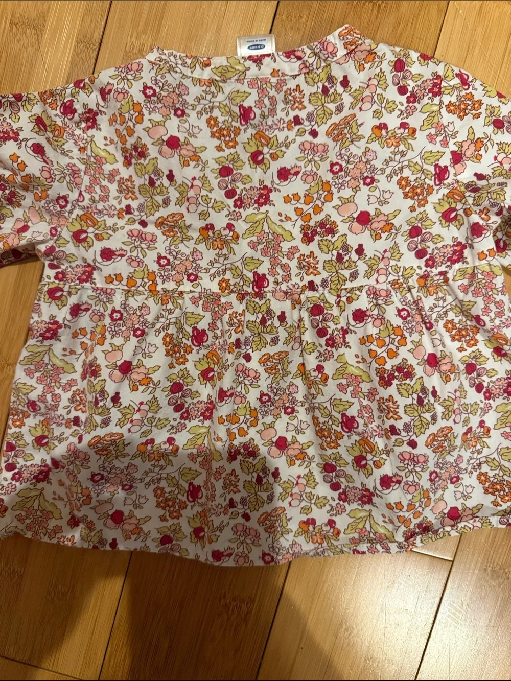 Vintage 2004 Old Navy baby girl floral tunic 12-18 mo Cottagecore